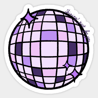 Disco Ball Midnights Sticker